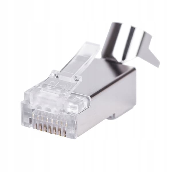 AFSKÆRMET STP RJ45-stik kat.6a kat.7 DÆKSEL 10 stk.