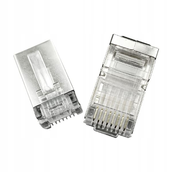 AFSKÆRMET STP RJ45-stik kat.6a kat.7 DÆKSEL 10 stk.