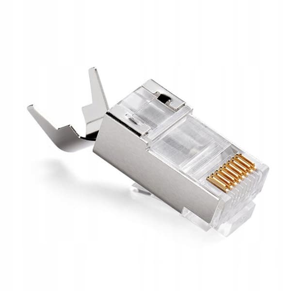 AFSKÆRMET STP RJ45-stik kat.6a kat.7 DÆKSEL 10 stk.