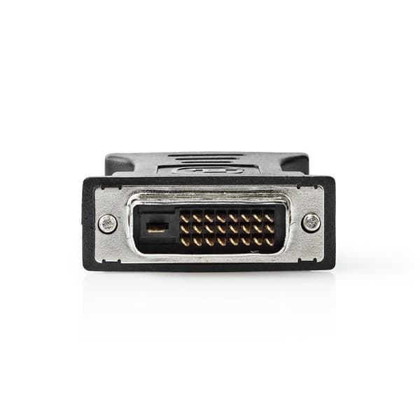 Nedis DVI till VGA-adapter DVI-D 24+1-stift hane till VGA hona Svart
