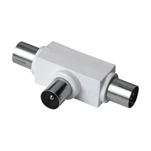 Antennkoppling - Hama antennkontakt - 00043159 - Splitter, koaxialkontakt - 2 koaxialuttag
