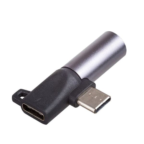 Akyga audio - videoadapter - AK-AD-62 - USB Typ C till USB Typ C/3,5 mm Jack Hörlursadapter för Android Svart