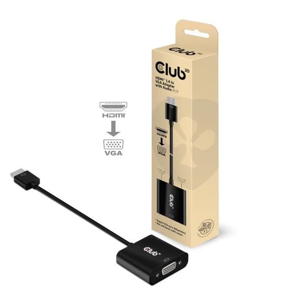 CLUB3D CAC-1302 0,5M HDMI TYP A VIDEOKABEL OCH ADAPTER (STANDARD)