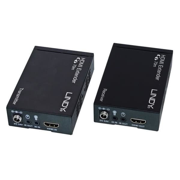 LINDY C6 HDBaseT HDMI & IR-förlängningssats med PoC - 70m