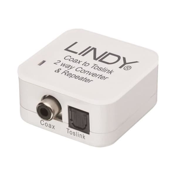 LINDY SPDIF Digital - Toslink Audio Converter Support Converter RCA - TOSLINK