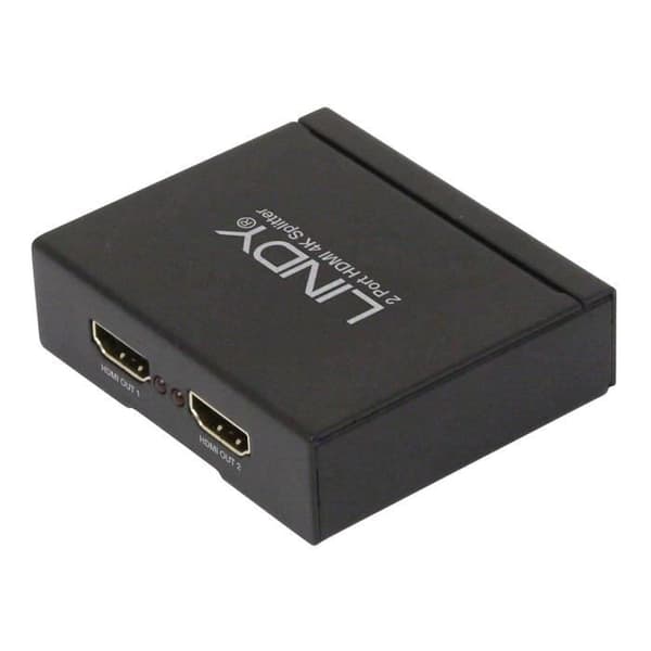 LINDY Splitter HDMI 4K - 2 portar - 2160p30 3D
