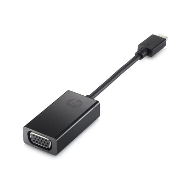 HP USB-C till VGA-adapter - Svart