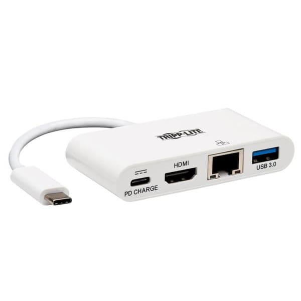 USB-C-adapter - Tripp Lite - U444-06N-H4GU-C - HDMI 4K - USB-A - Gigabit Ethernet