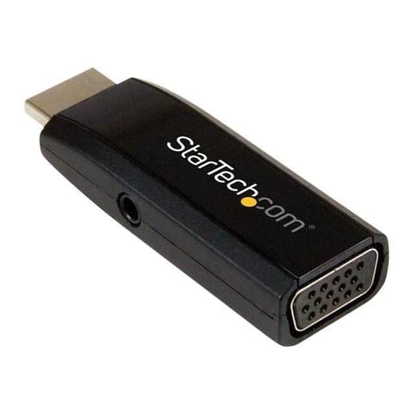 HDMI till VGA-adapter - STARTECH - HD2VGAMICRA - 1920x1200 - Ljud - Svart