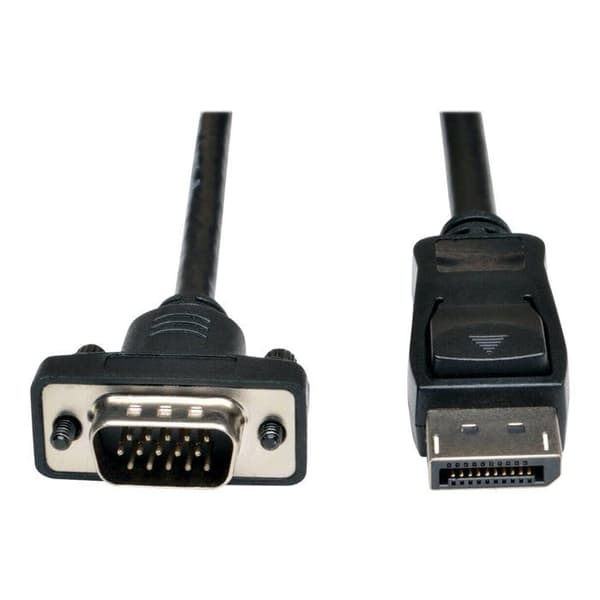 Adapter - Tripp Lite - DP till VGA - 1,83 m - Aktiv - Svart