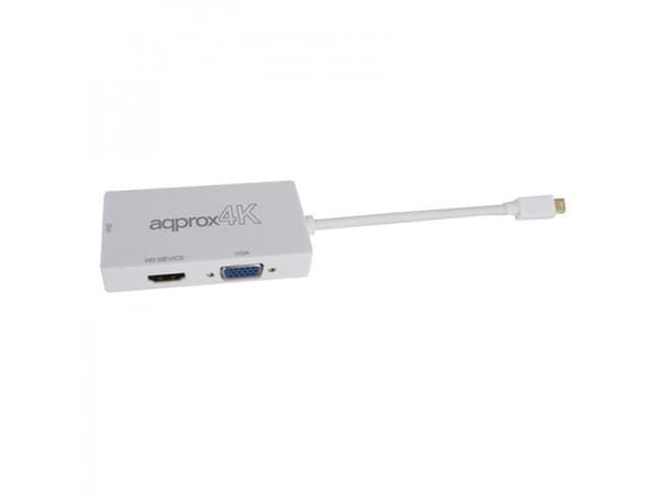 DisplayPort till HDMI-adapter ca! AISCCI0302 APPC37 DVI VGA Vit