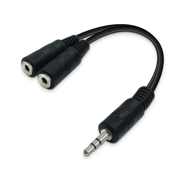 Waytex 21901 Audio splitter adapter 1 hane 3.5 jack till 2 hon 3.5 jack