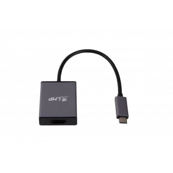 LMP-USB-C till HDMI 2.0-adapter, USB-C 3.1 till HDMI 2.0, aluminiumhus, rymdgrå