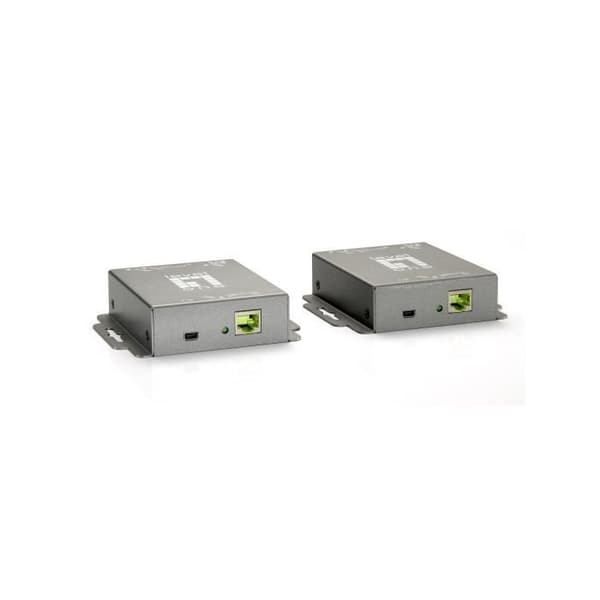 LevelOne HVE-9005. USB-kontakt: Mini-USB B. Lysdioder: Länk. Arbetsspänning: 5V, Ström: 2A.