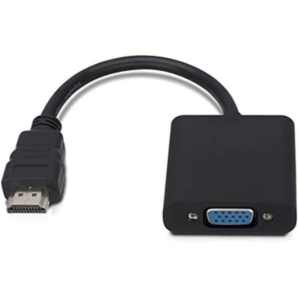 HDMI-adapter - MicroConnect - VGA - Svart - M/F - Kompatibel med bildskärm