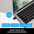 Miniatyrbild 2 av 2: Transmittor Audio - Creative - BT-W5 - Bluetooth 5.3 - aptX Adaptive - 24 bit/96 kHz
