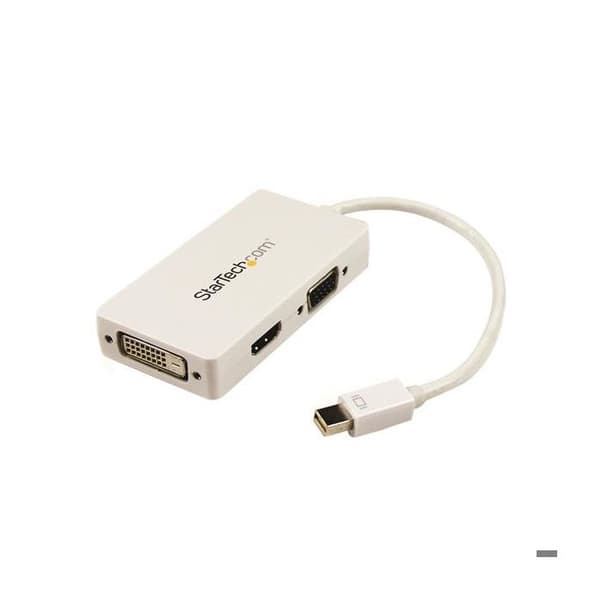 Videoadapter - StarTech - MDP2VGDVHDW - Mini DisplayPort till HDMI/VGA/DVI - 1920x1200 - Ljud 5.1