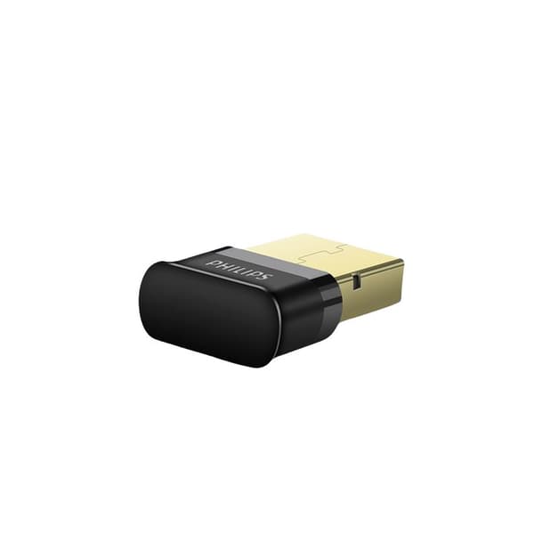 Philips SWR3301 Black USB Bluetooth Adapter 4.0 Wireless Transmitter for Desktop, Laptop, and Speakers