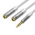 Miniatyrbillede 2 af 5: Philips Headset Splitter Lydkabel - 2-i-1 Laptop/PC Mikrofon og Hovedtelefonadapter - SWR2115D/93