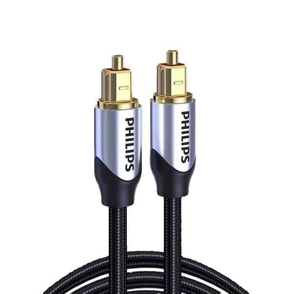 Philips optisk lydkabel SPDIF Digital Toslink – Forbinder TV, DVD, Soundbar, Amplifier – SWR21230/93