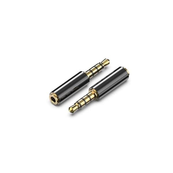 Xiaomi YHEMI MA510-3-2 Ljudadapter 3,5MM TILL 2,5MM, Guldpläterad, Kompatibel med 3,5 mm-enheter