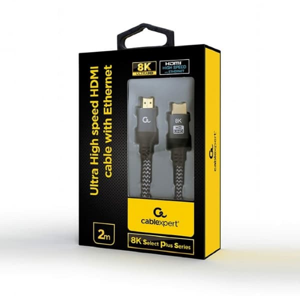 Kabel HDMI med Ethernet GEMBIRD Select Plus Series Svart 2 m
