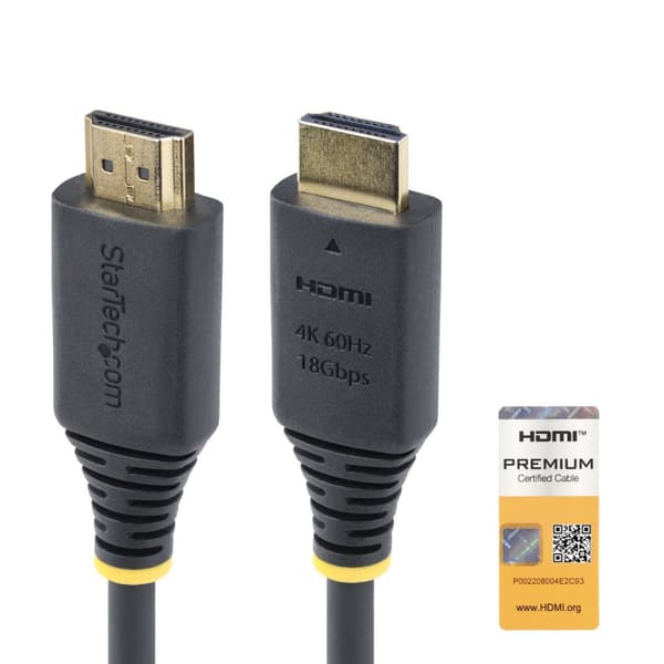 Kabel HDMI Startech PREMIUM Svart 50 cm