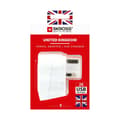 Miniatyrbild 5 av 6: Eladapter Skross 1500280 USB x 2 Europeisk Storbritannien
