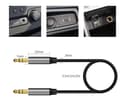 Pikkukuva 2 / 5: Stereo 3,5 mm:n jatkojohto kaksipään ääniliitäntään, uros-uros, auton audiosovitinkaapeli