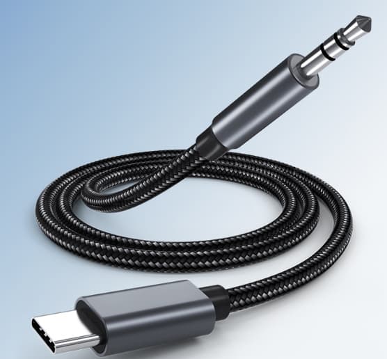 Kuulokesovitinkaapeli TYPE-C - 3.5 mm:n digitaalinen äänen dekoodaus