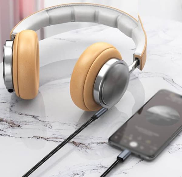 Kuulokesovitinkaapeli TYPE-C - 3.5 mm:n digitaalinen äänen dekoodaus