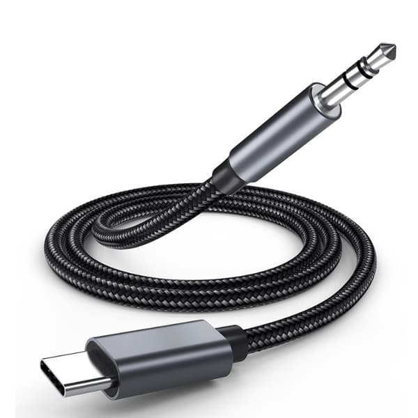 Kuulokesovitinkaapeli TYPE-C - 3.5 mm:n digitaalinen äänen dekoodaus