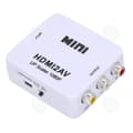Miniatyrbild 1 av 4: C Mini HDMI till RCA-adapter videoomvandlare stöder 1080p HDMI till AV-adapter 3RCA-omvandlare