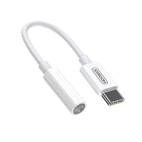 Adaptator Typ-C till Jack - JoyRoom (SH-C1) - Vit
