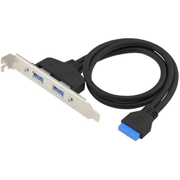 USB 3.0-adapter - Conceptronic - EMRICK11B - Dubbel USB A hona - 5 Gbit/s - Svart