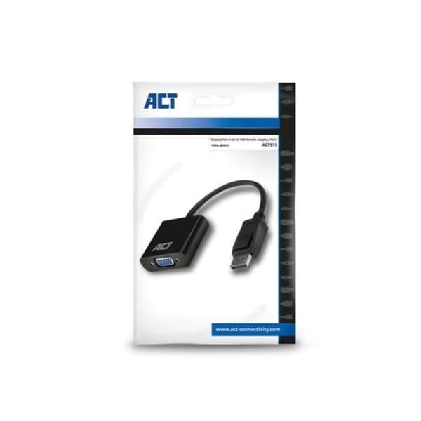 ACT DisplayPort till VGA-adapter - 0,15 m