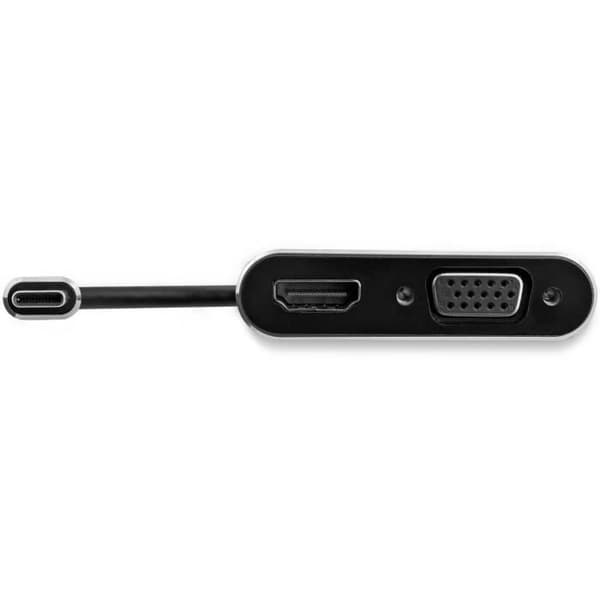 StarTech.com USB-C Digital AV Multiport-adapter - 4K 30 Hz VGA / HDMI-videoutgångar - Space Grey - Integrerad kabel (CDP2HDVGA)