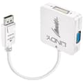 Miniatyrbild 1 av 2: Videoadapter - LINDY - DisplayPort 1.2 till HDMI/DVI/VGA - 4K UHD 30Hz - Ljud stöds