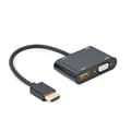 Miniatyrbild 3 av 4: GEMBIRD HDMI HAN TILL HDMI FEMALE + VGA KVINNE + ADAPTERKABEL A