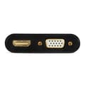 Miniatyrbild 4 av 4: GEMBIRD HDMI HAN TILL HDMI FEMALE + VGA KVINNE + ADAPTERKABEL A