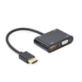 Miniatyrbild 2 av 4: GEMBIRD HDMI HAN TILL HDMI FEMALE + VGA KVINNE + ADAPTERKABEL A