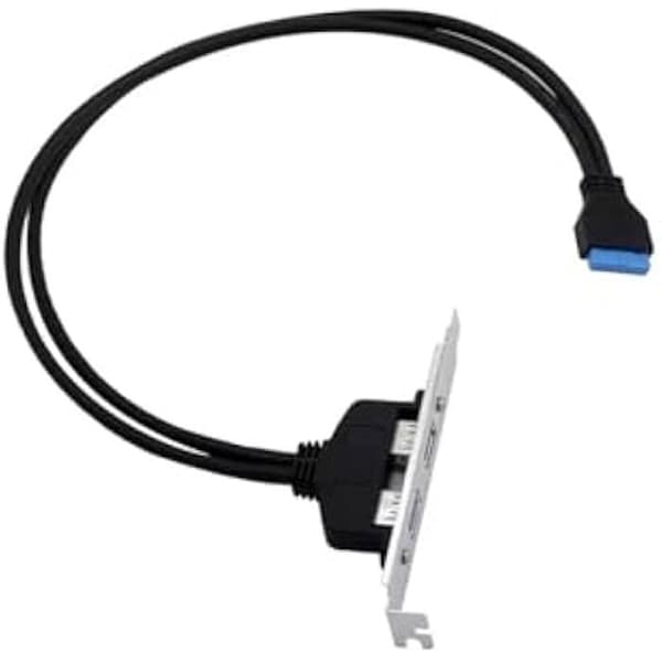 USB 3.0-adapter - Conceptronic - EMRICK11B - Dubbel USB A hona - 5 Gbit/s - Svart