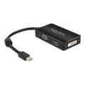 Miniatyrbild 1 av 2: DeLOCK Delock Adapter mini Displayport 1.1 hane &gt; VGA - HDMI - DVI hona Passiv videoomvandlare Mini DisplayPort DVI,...