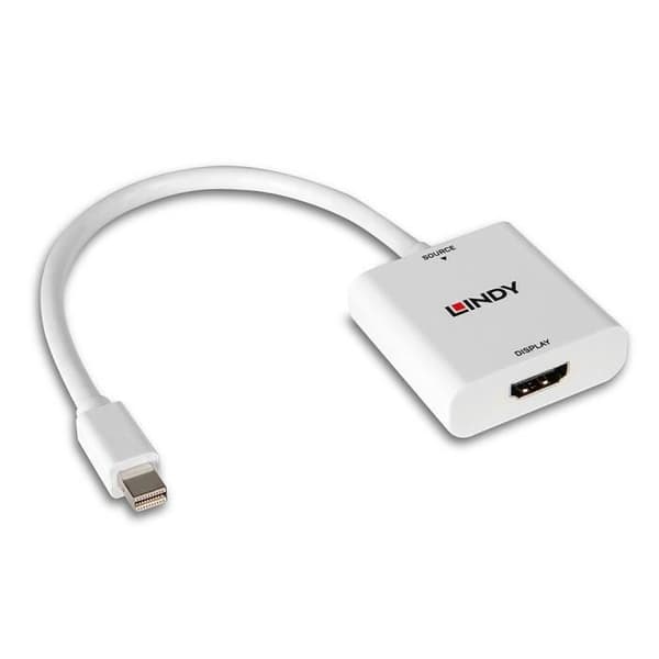Mini DisplayPort till HDMI Converter Vit