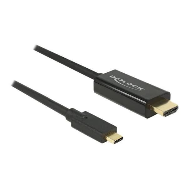 DeLOCK Parade PS176 USB-C HDMI extern videoadapter svart