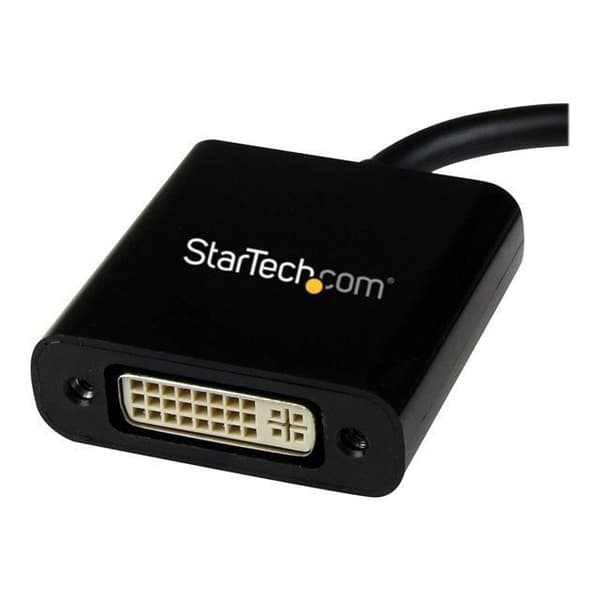 Mini DisplayPort till DVI-adapter - 1920 x 1200 - Mini DisplayPort till DVI-videokonverterare - 1920 x 1200 - Svart - MDP2DVI3