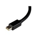 Miniatyrbild 1 av 3: Mini DisplayPort till DVI-adapter - 1920 x 1200 - Mini DisplayPort till DVI-videokonverterare - 1920 x 1200 - Svart - MDP2DVI3
