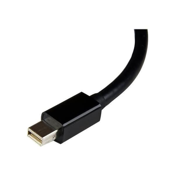 Mini DisplayPort till DVI-adapter - 1920 x 1200 - Mini DisplayPort till DVI-videokonverterare - 1920 x 1200 - Svart - MDP2DVI3