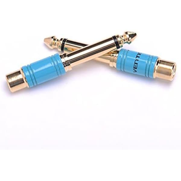 VENTION VDD-C03 3,5 mm hona till hane adapter - Adapter - 3,5 mm jack - hona till hane - vit