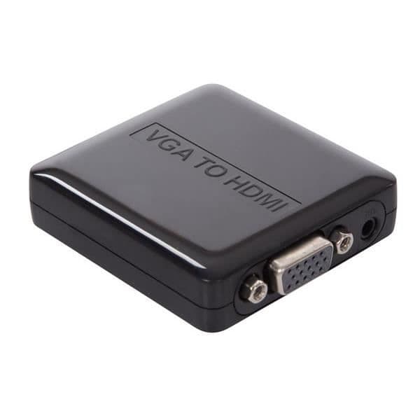 VGA + LJUD TILL HDMI ADAPTER VELLEMAN HQM120C
